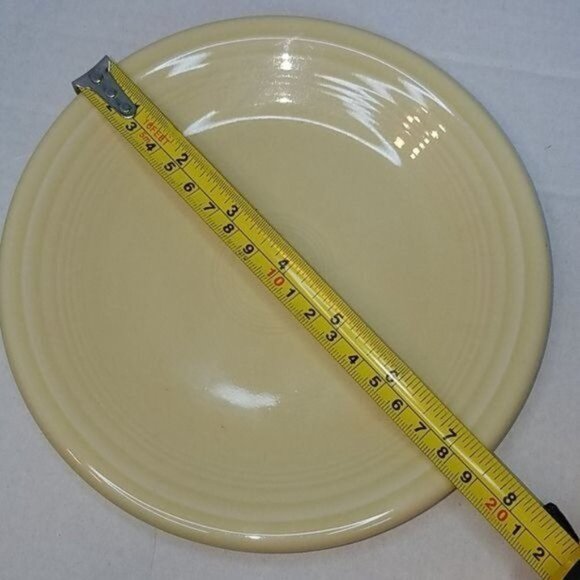 Fiestaware Fiesta Ceramic Salad Plate Ivory DISH CREAM - Picture 3 of 7